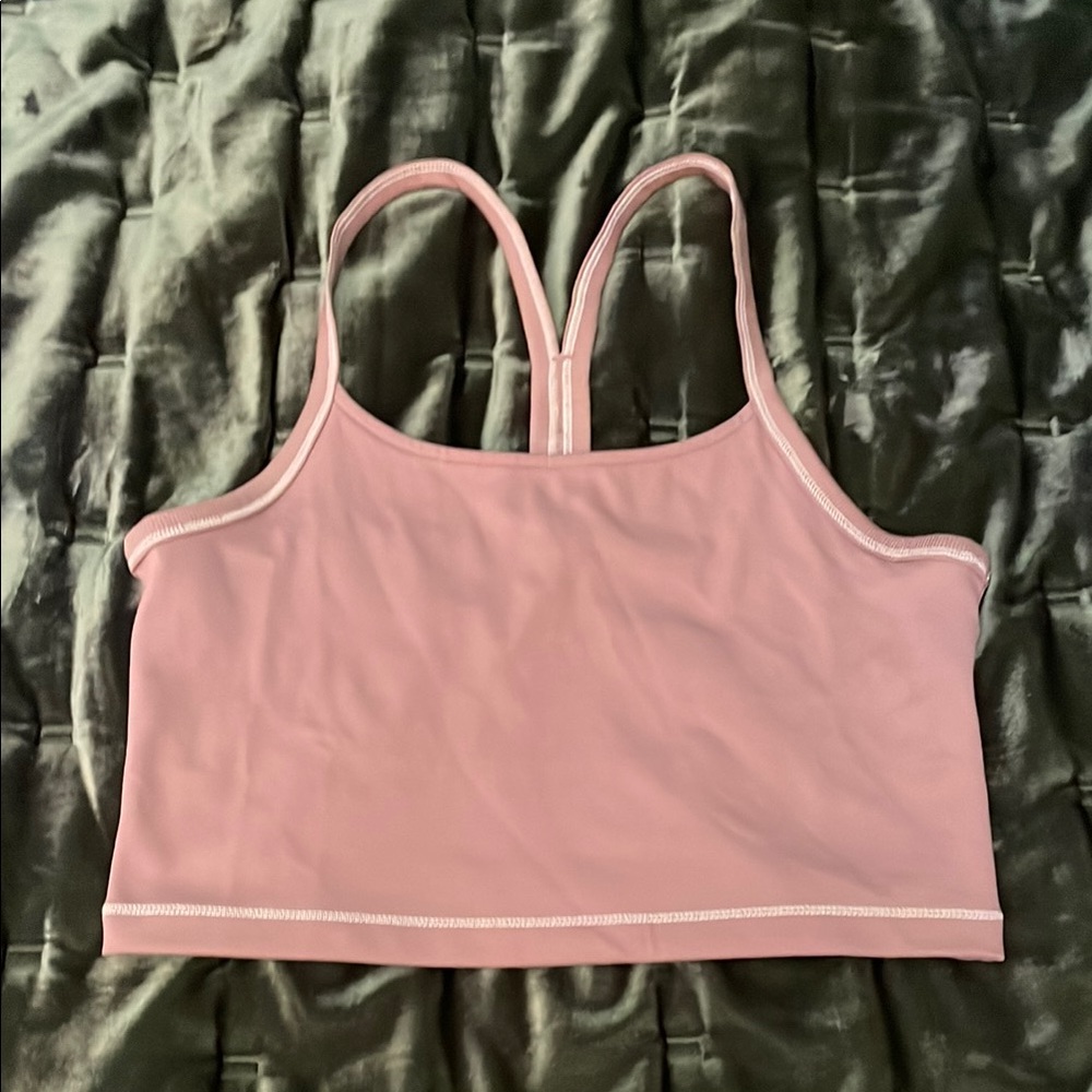 Nike Cropped Fitted Tank with Cross Back Straps